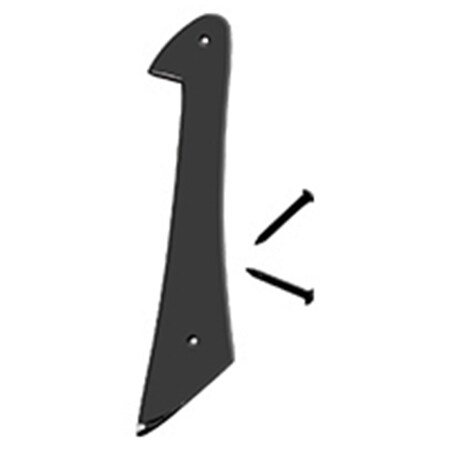 Hy-Ko 4 In Satin Black Finish Number 1, 5PK A31301